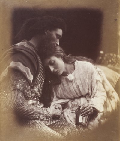 Der Abschied von Sir Lancelot und Königin Guinevere von Julia Margaret Cameron